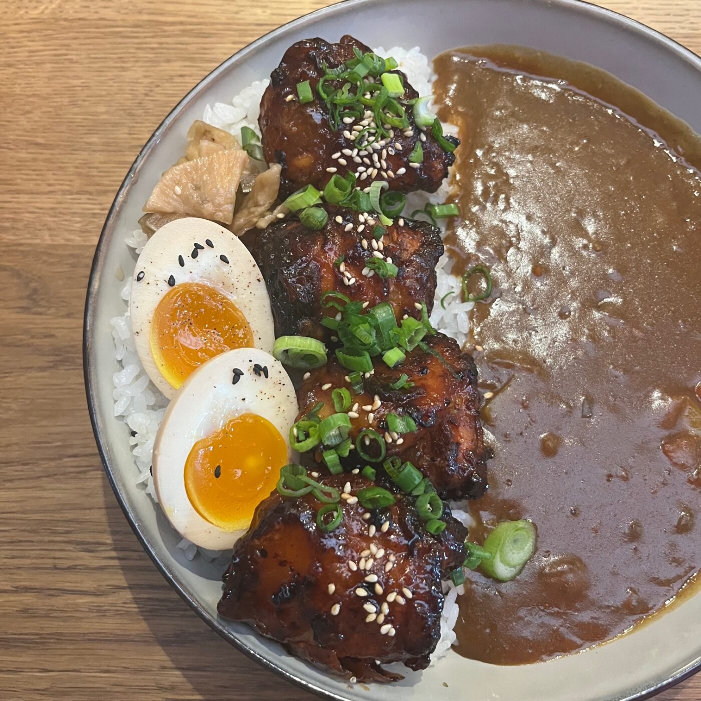 Karaage curry de Kuma